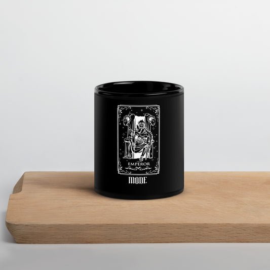 Emperor (White) Black Glossy Mug