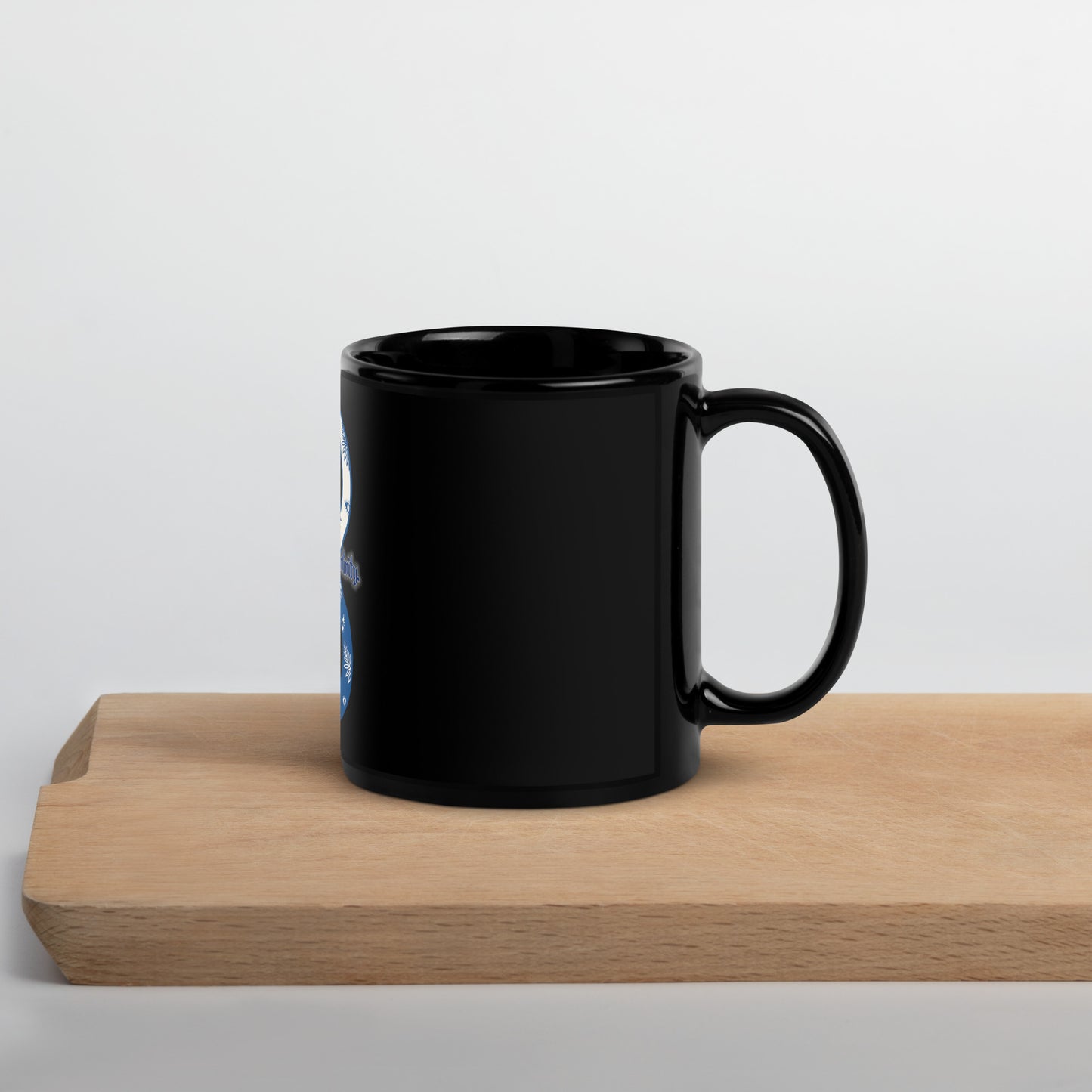 The Only You Black Glossy Mug