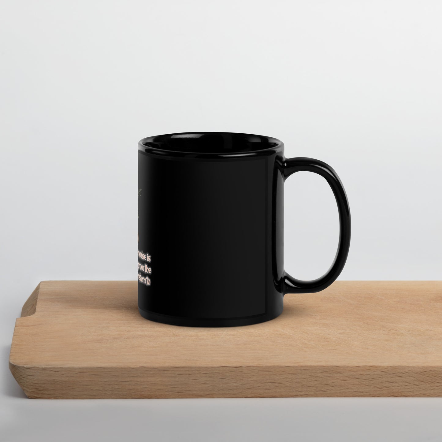 Return To Love #3 Black Glossy Mug