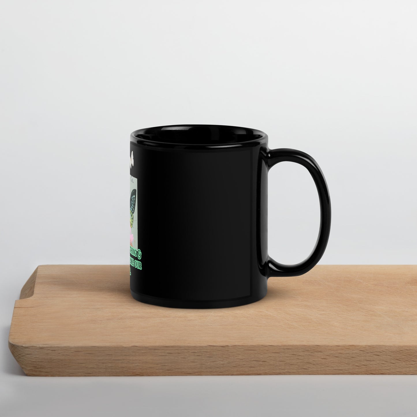 In Their Image Black Glossy Mug