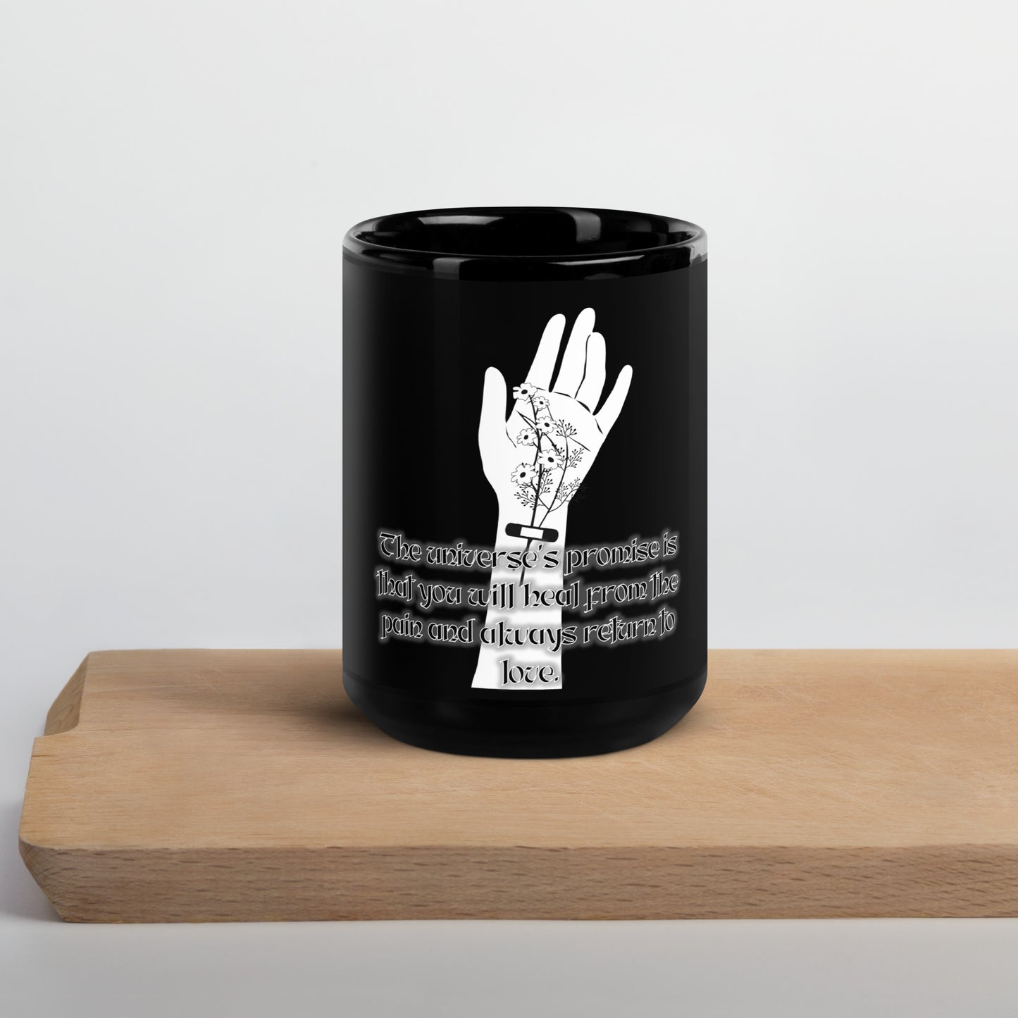 Return To Love #1 Black Glossy Mug
