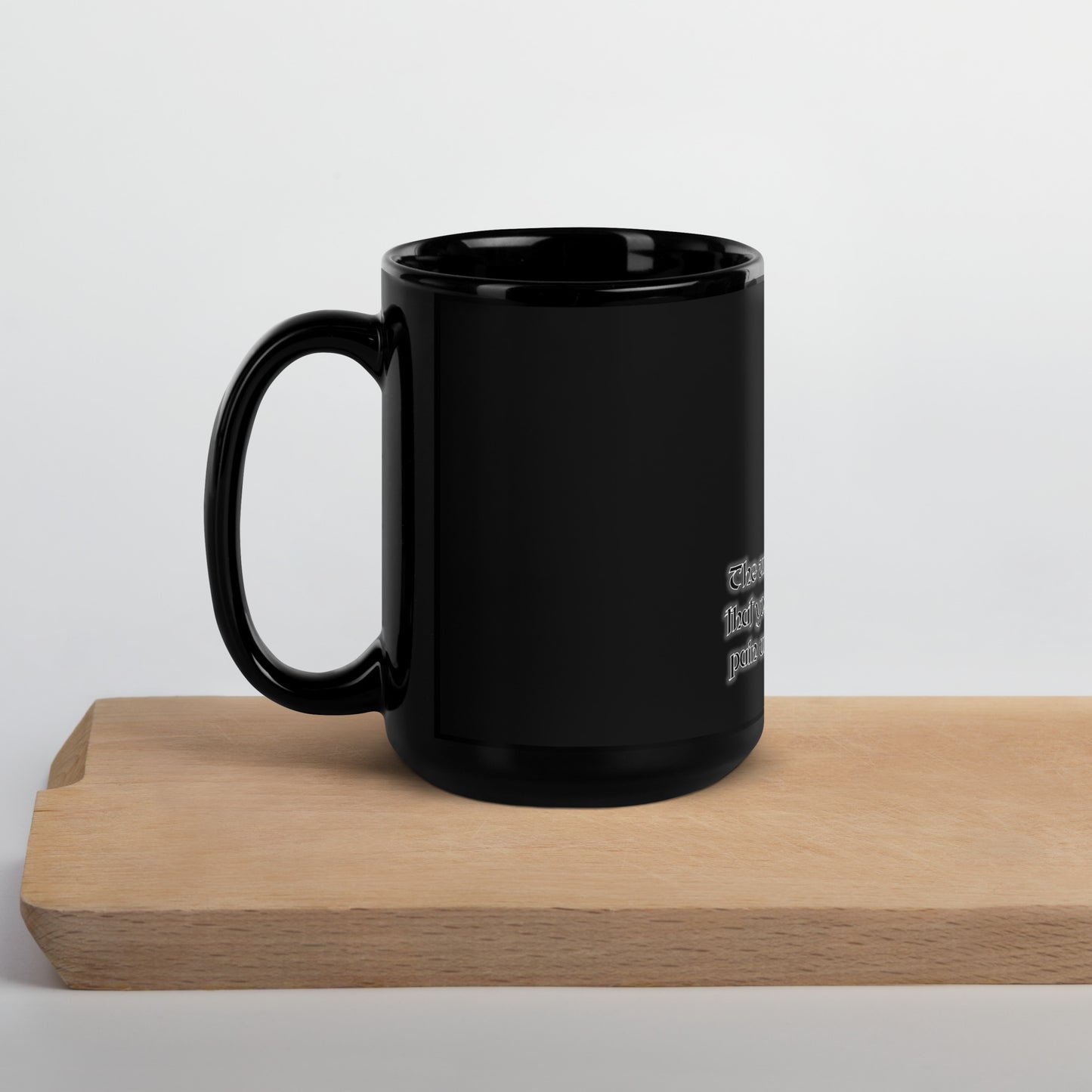 Return To Love #1 Black Glossy Mug