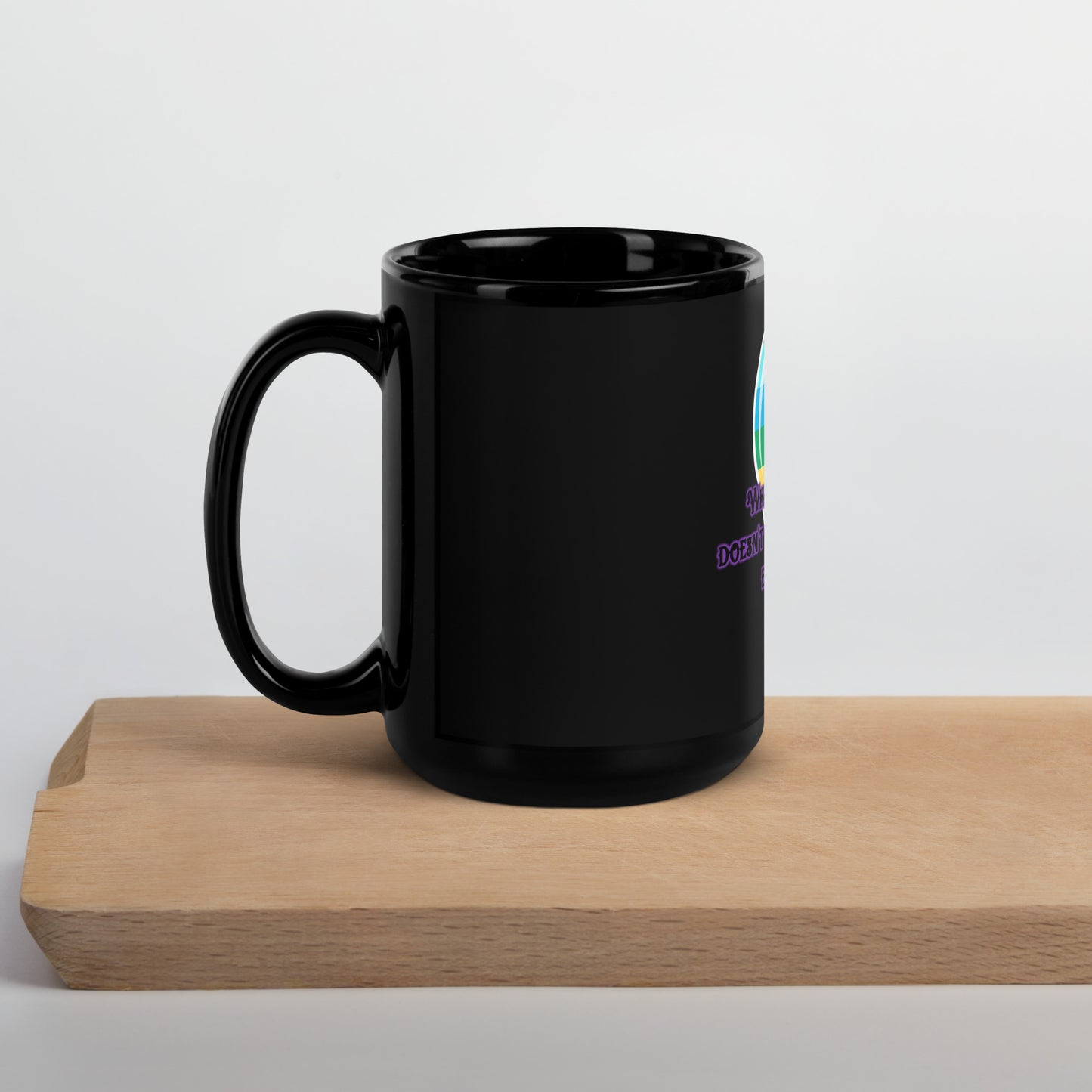 Lightbulb #4 Black Glossy Mug