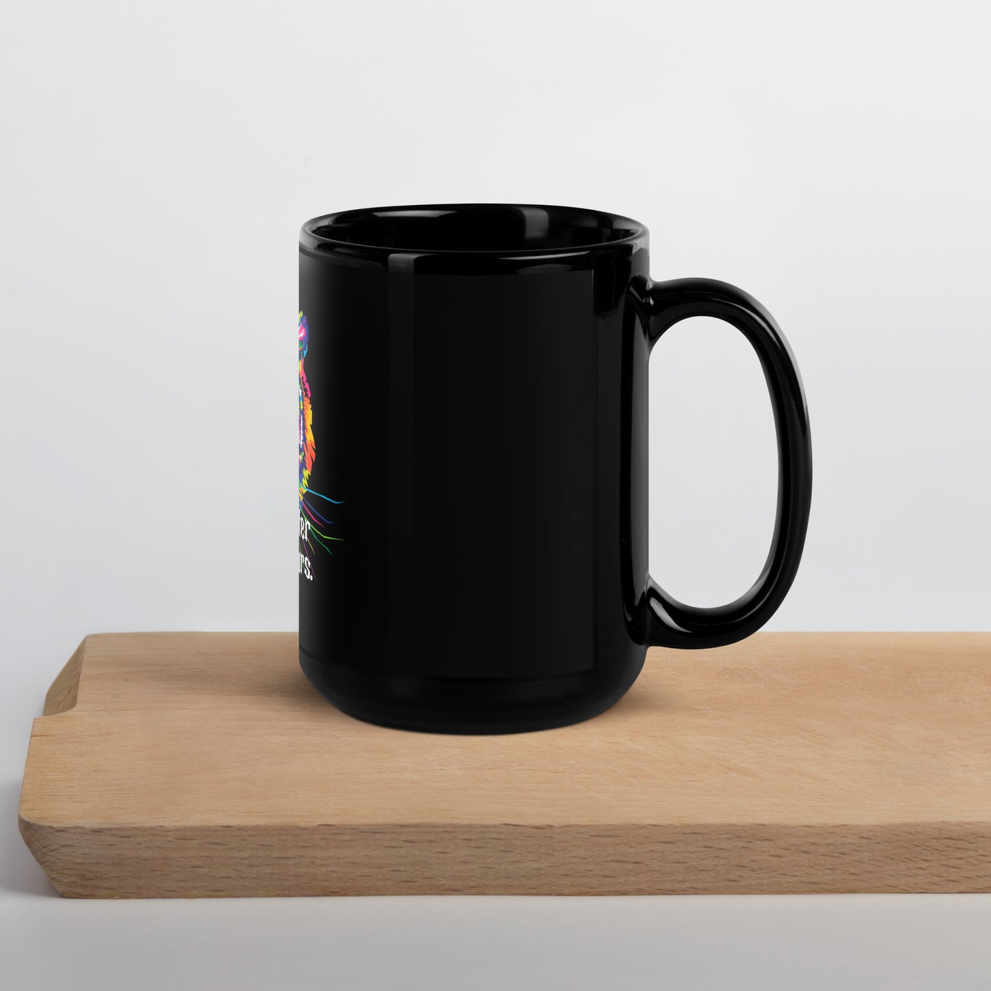 Tiger Black Glossy Mug