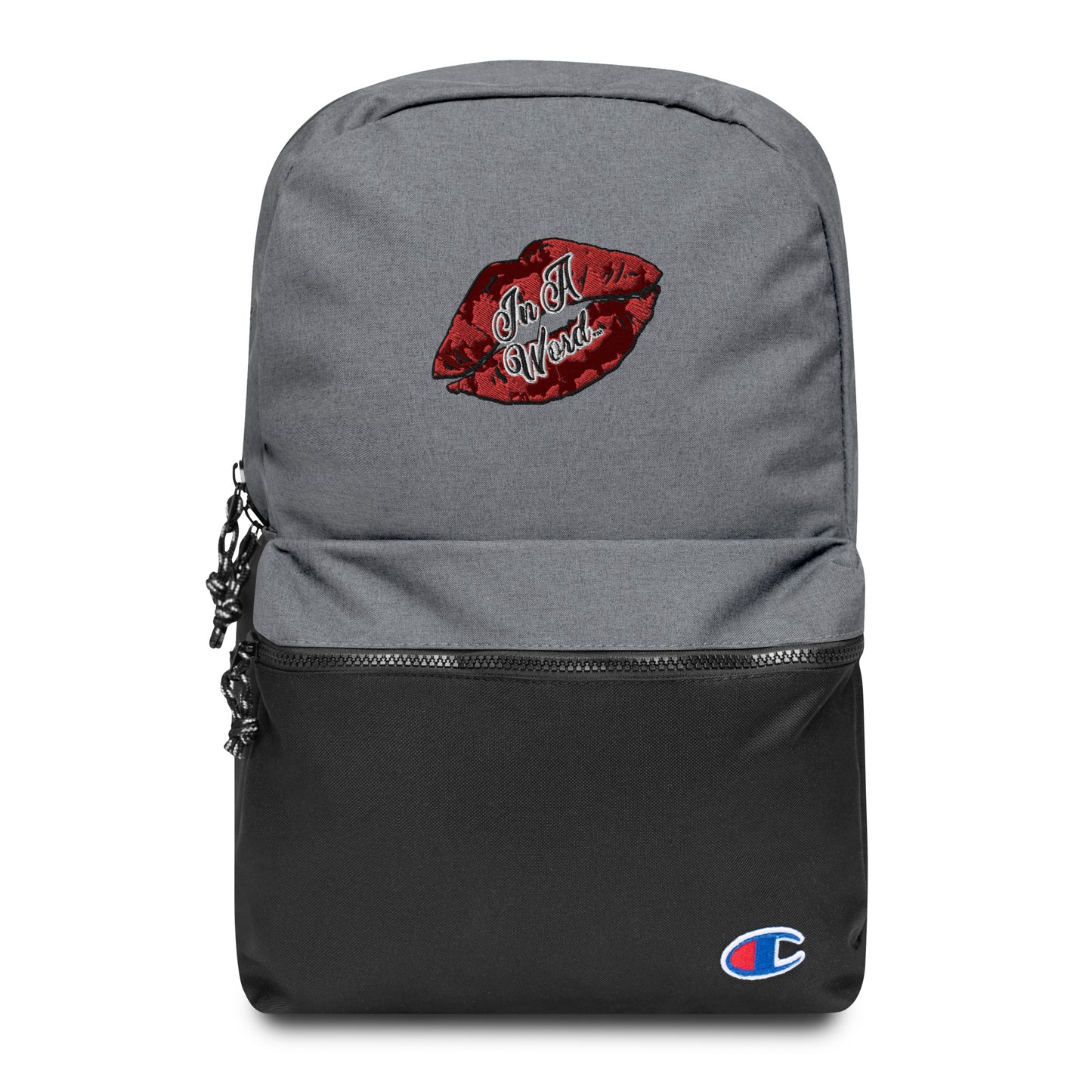 In A Word (Logo) Embroidered Champion Backpack