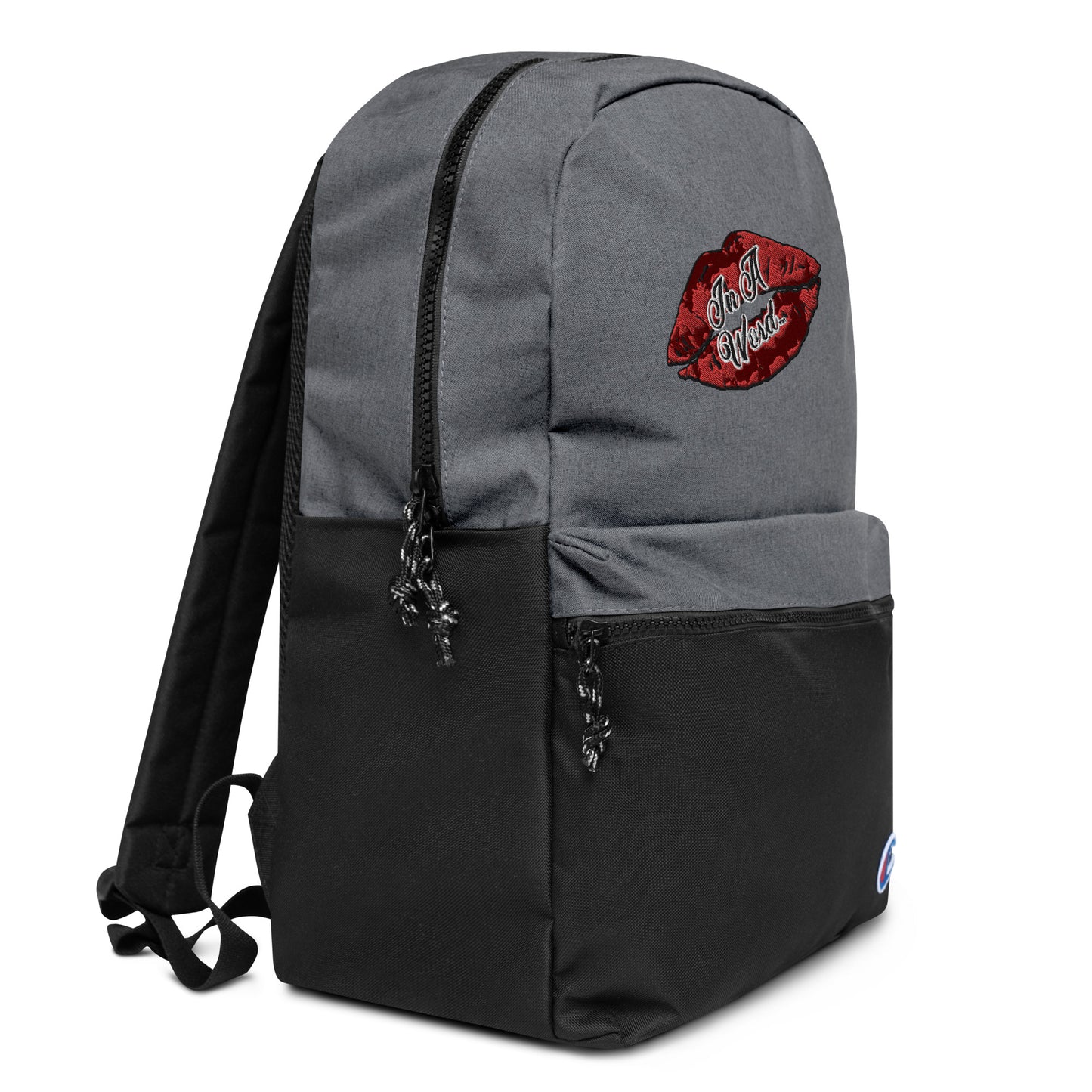 In A Word (Logo) Embroidered Champion Backpack