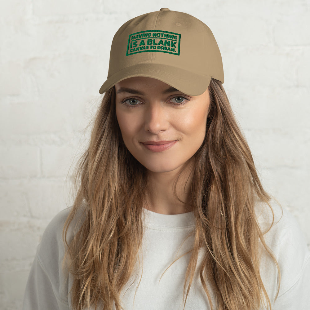 Blank Canvas (Green) Dad Hat