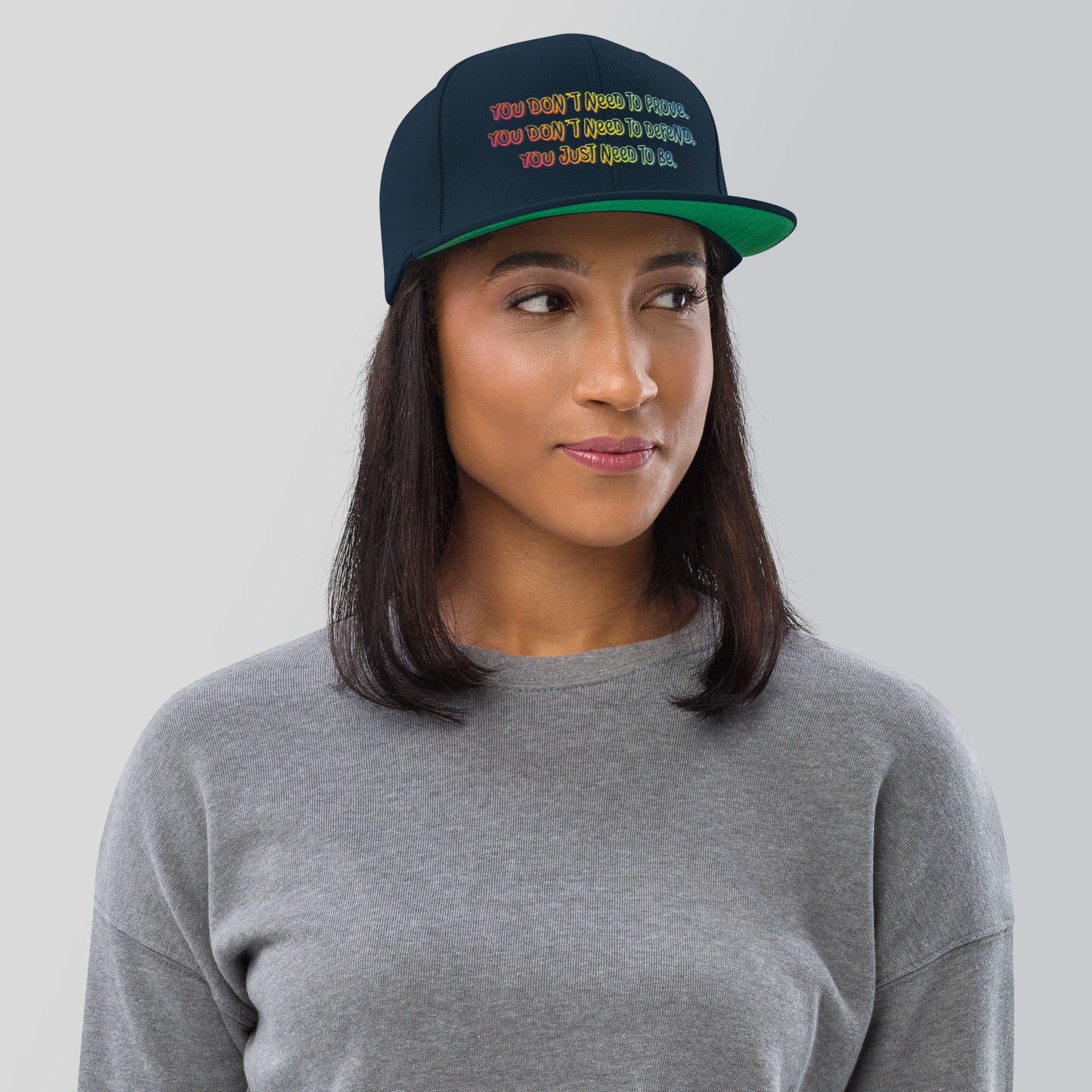 Just Be (UDE) Snapback Hat