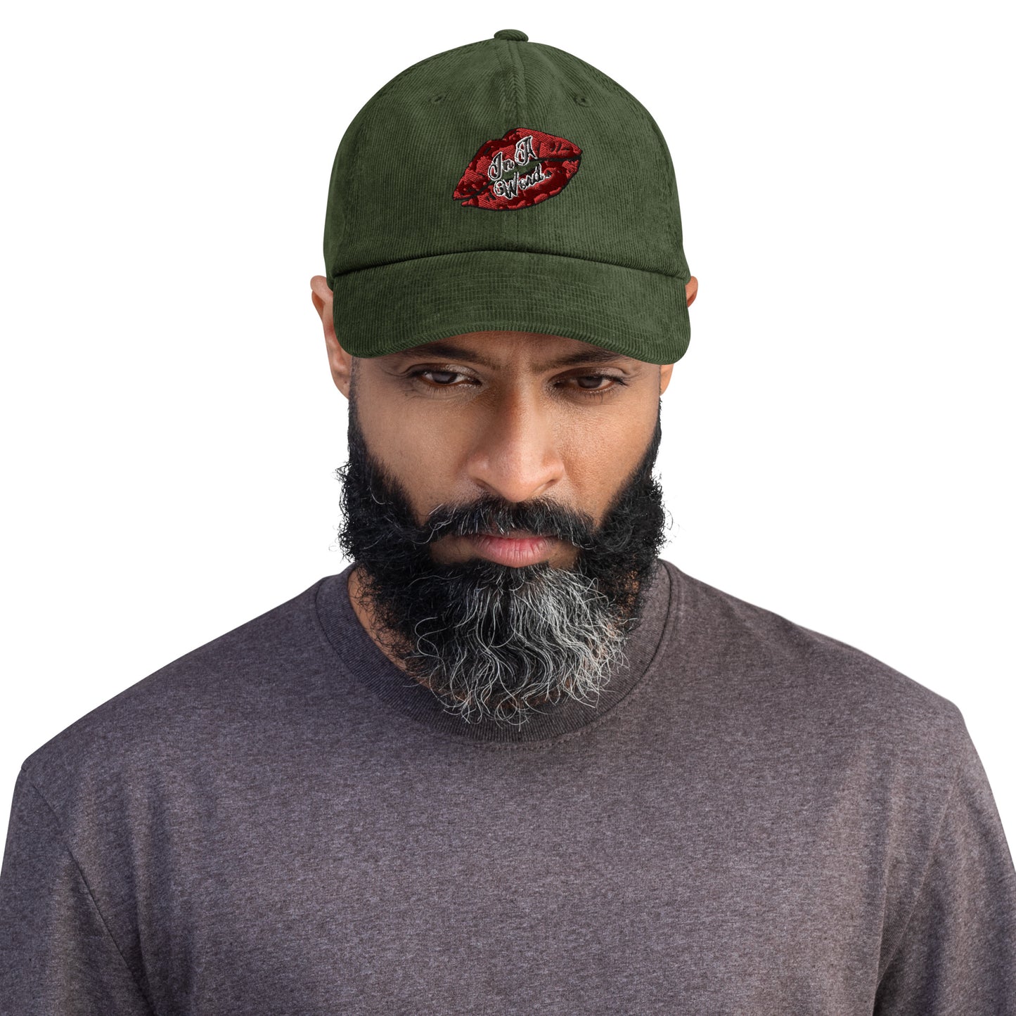 In A Word (Logo) Corduroy Hat