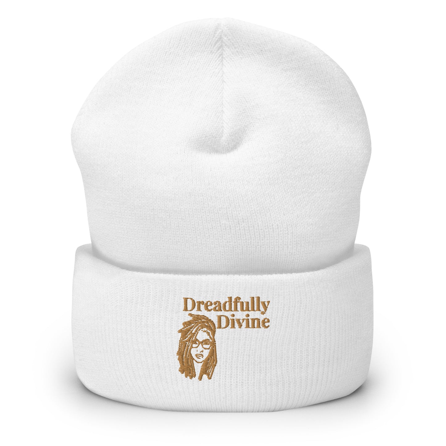 DD Woman (Gold) Cuffed Beanie