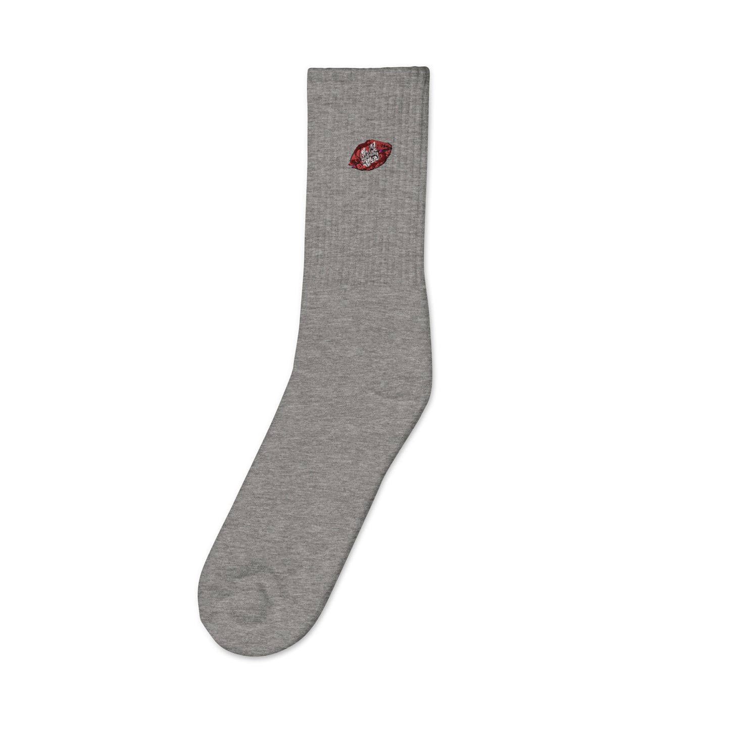 In A Word (Logo) Embroidered Socks