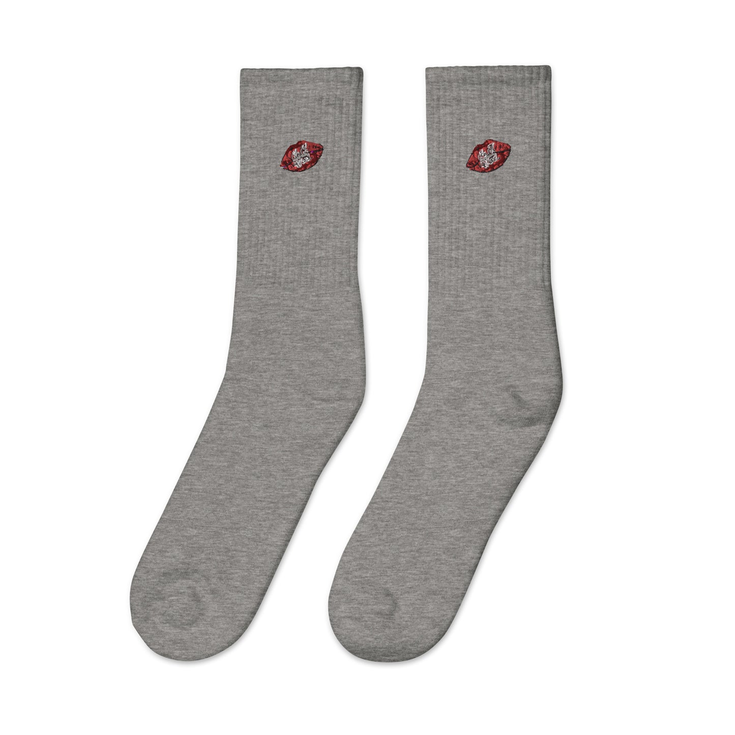 In A Word (Logo) Embroidered Socks