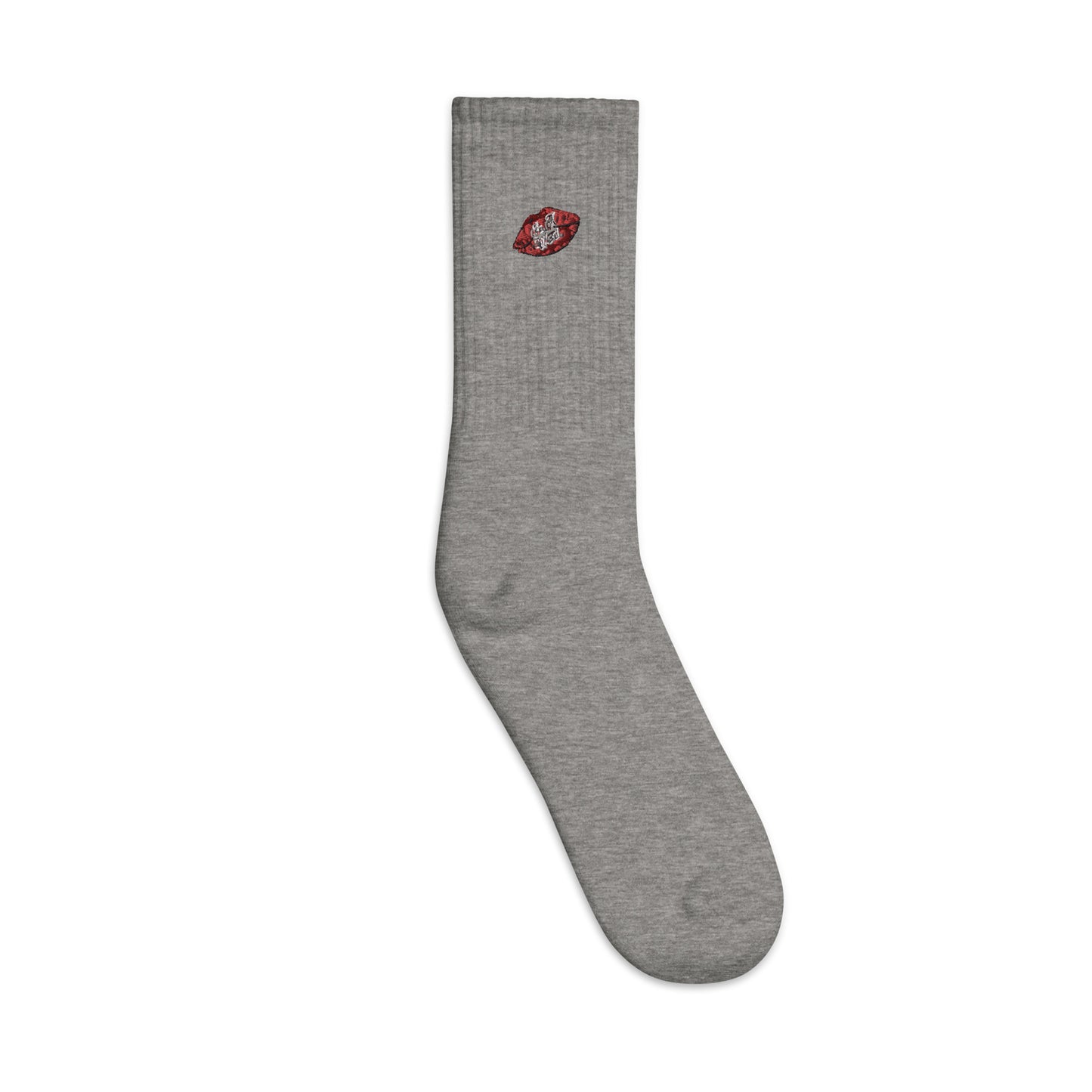 In A Word (Logo) Embroidered Socks