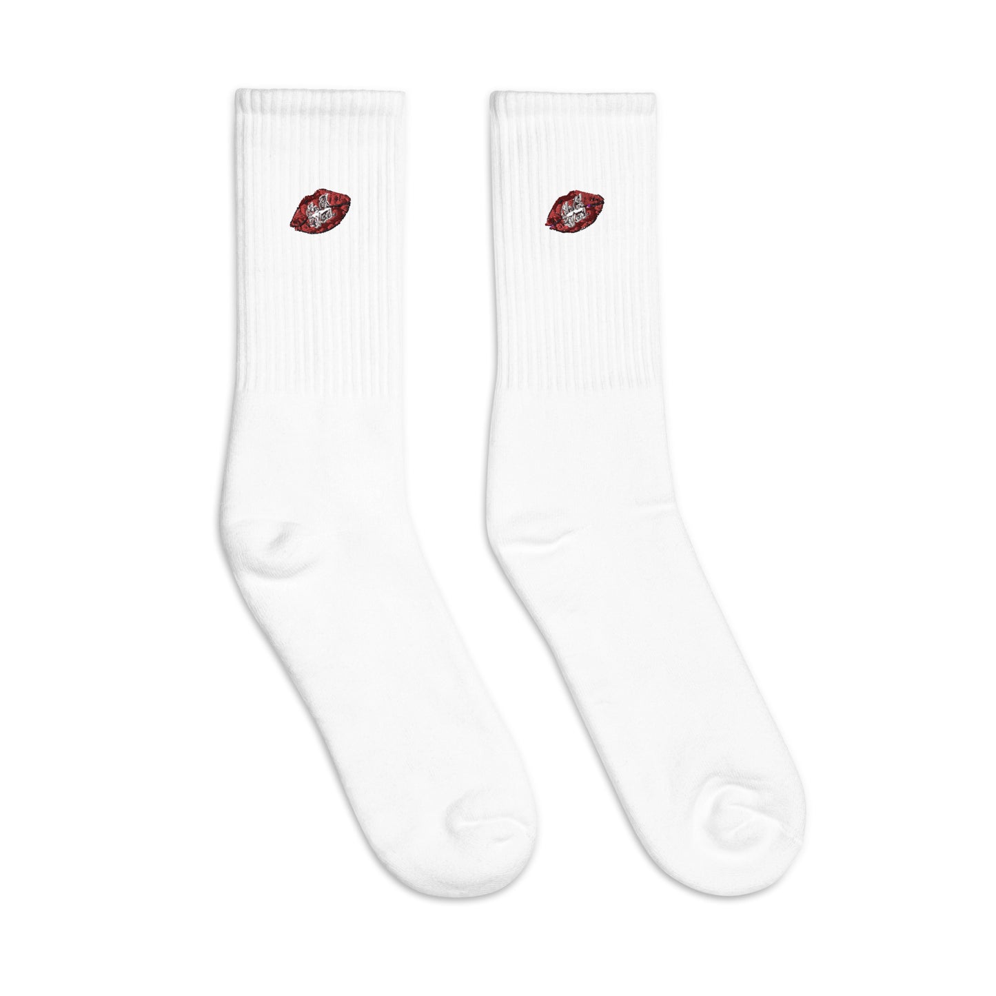 In A Word (Logo) Embroidered Socks