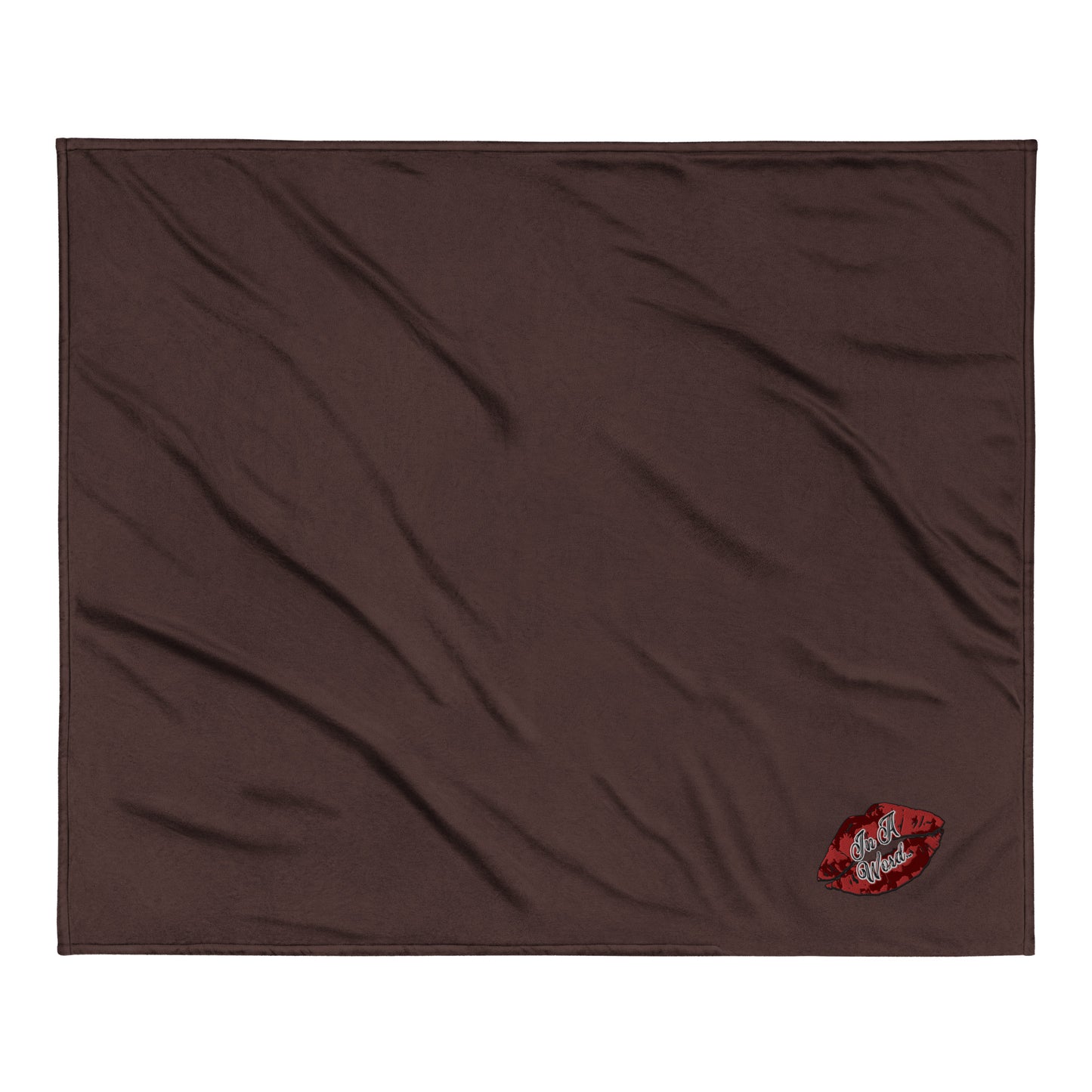 In A Word (Logo) Premium Sherpa Blanket