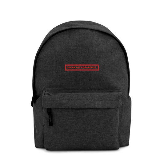 With Grandeur #2 Embroidered Backpack