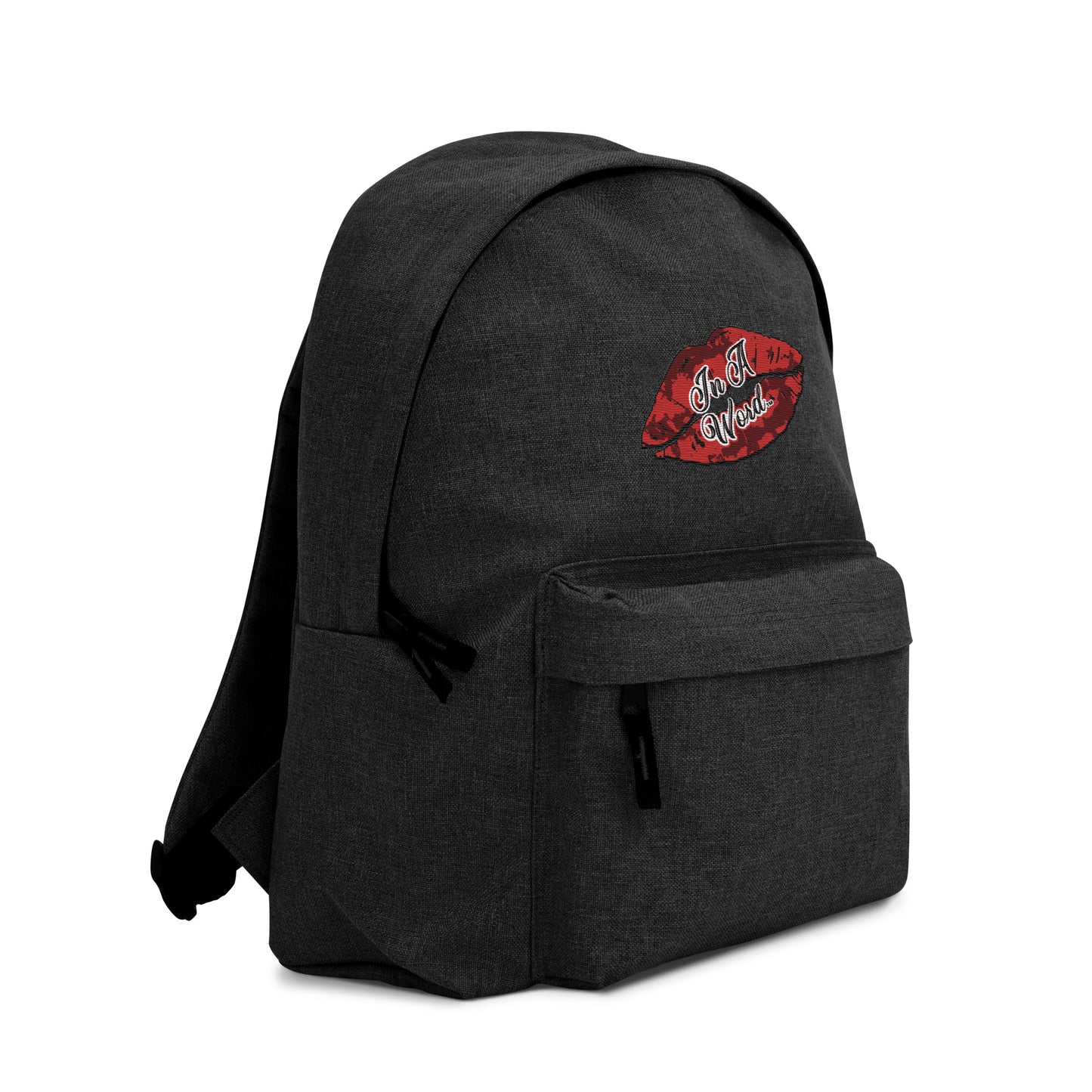 In A Word (Logo) Embroidered Backpack