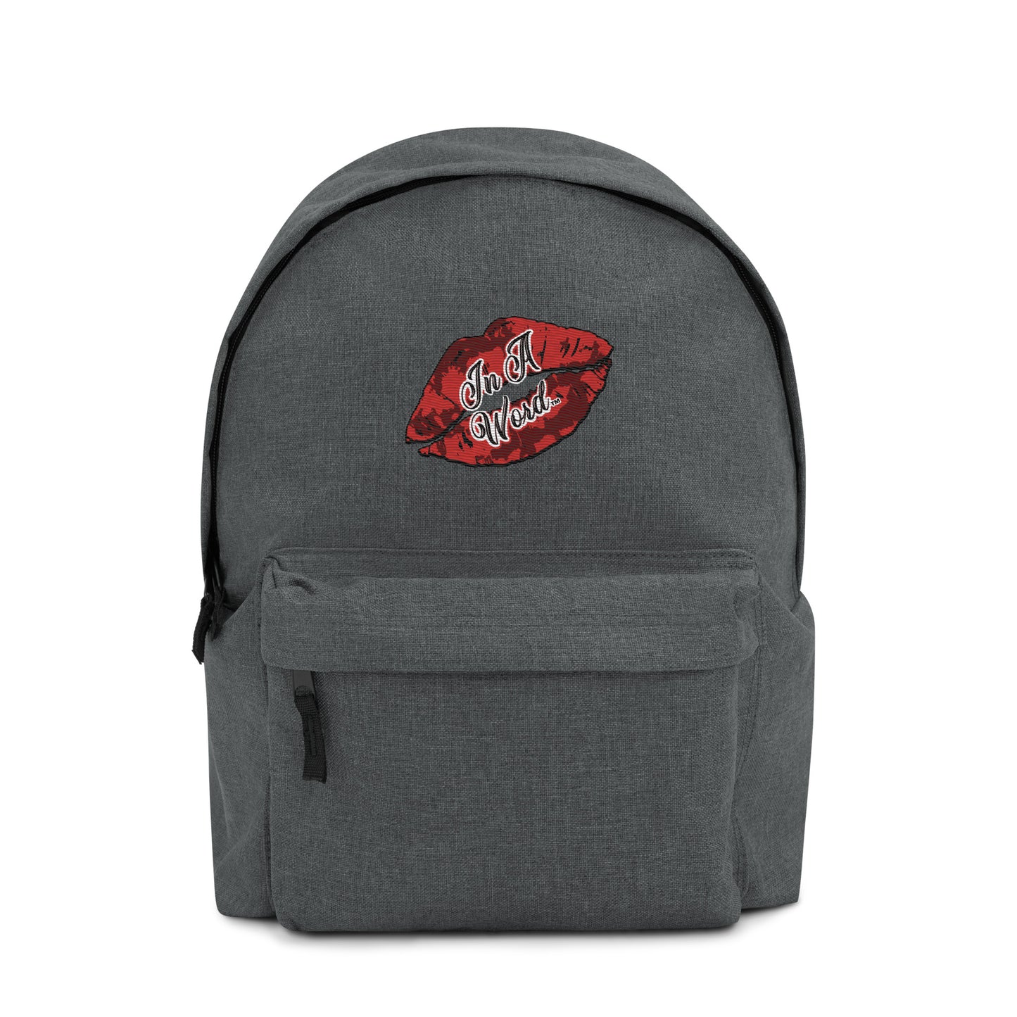 In A Word (Logo) Embroidered Backpack