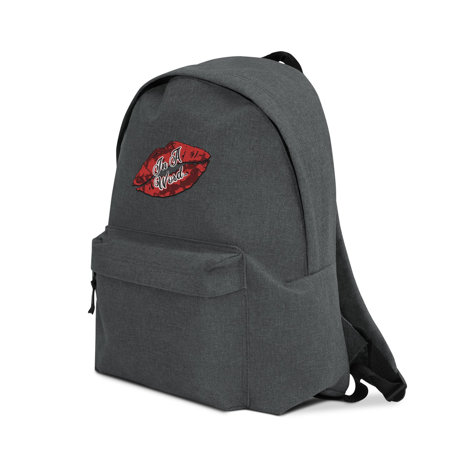 In A Word (Logo) Embroidered Backpack