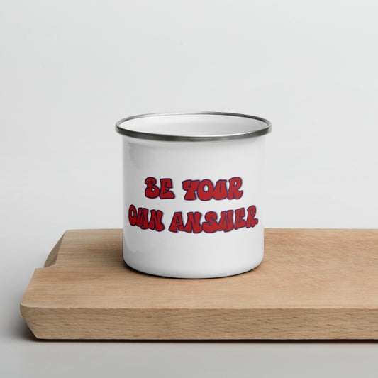 The Answer #1 Enamel Mug