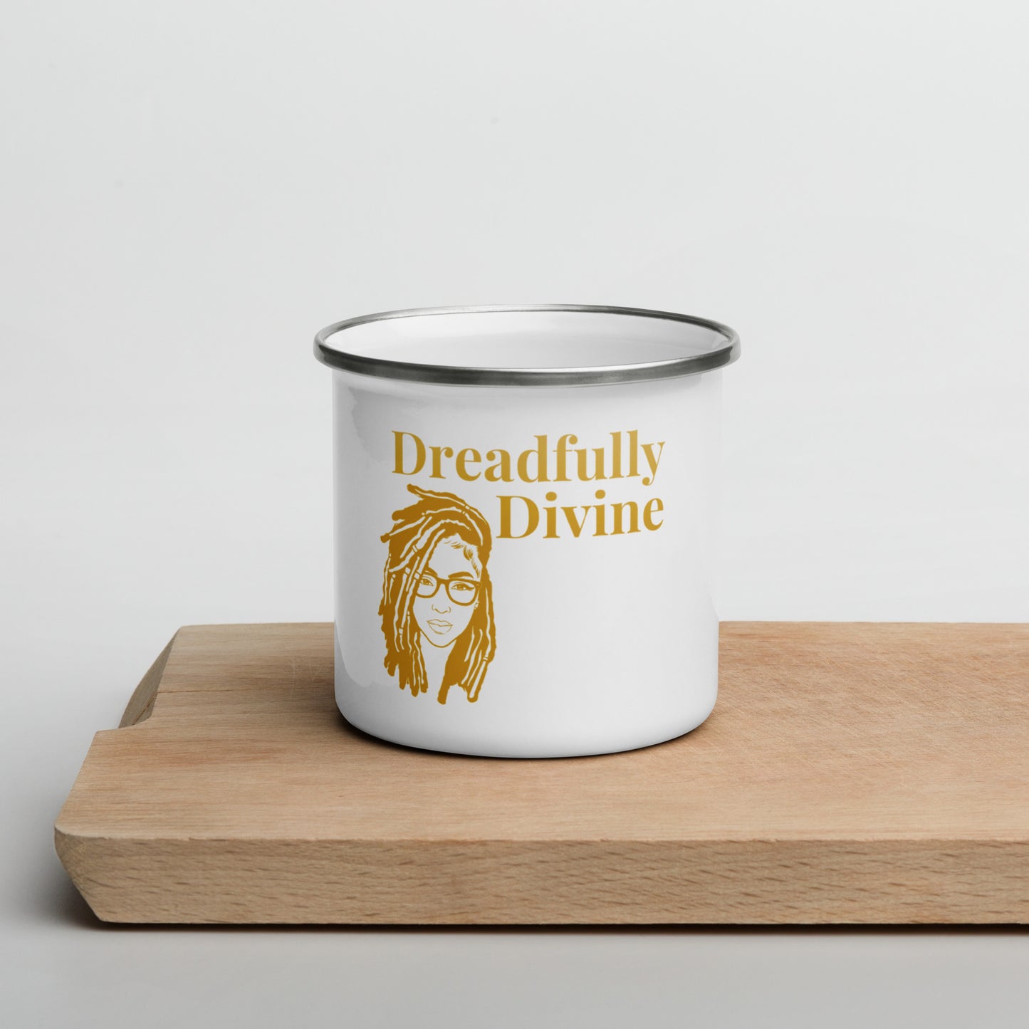 DD Woman (Gold) Enamel Mug