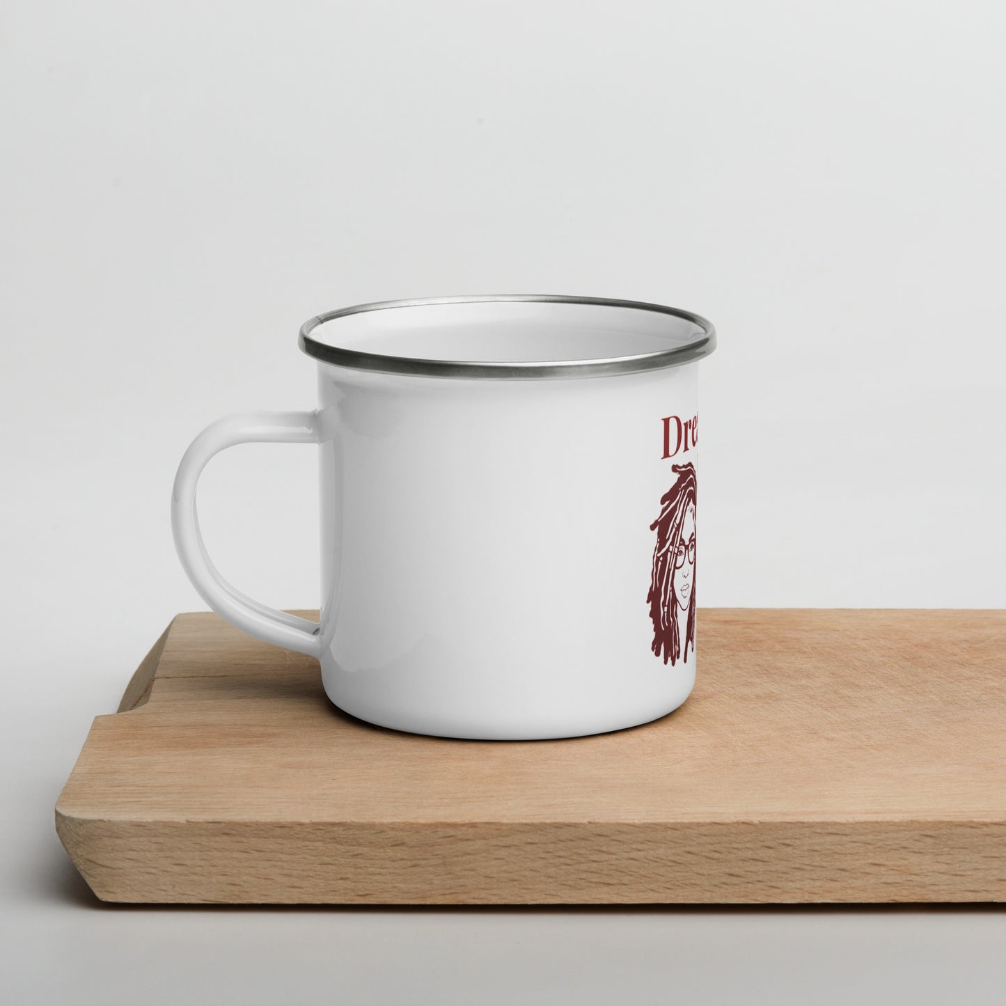 DD Woman (Maroon) Enamel Mug