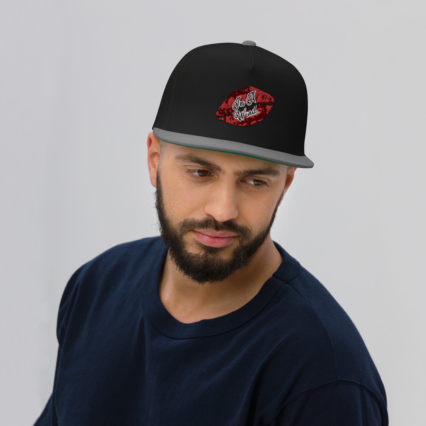 In A Word (Logo) Flat Bill Cap