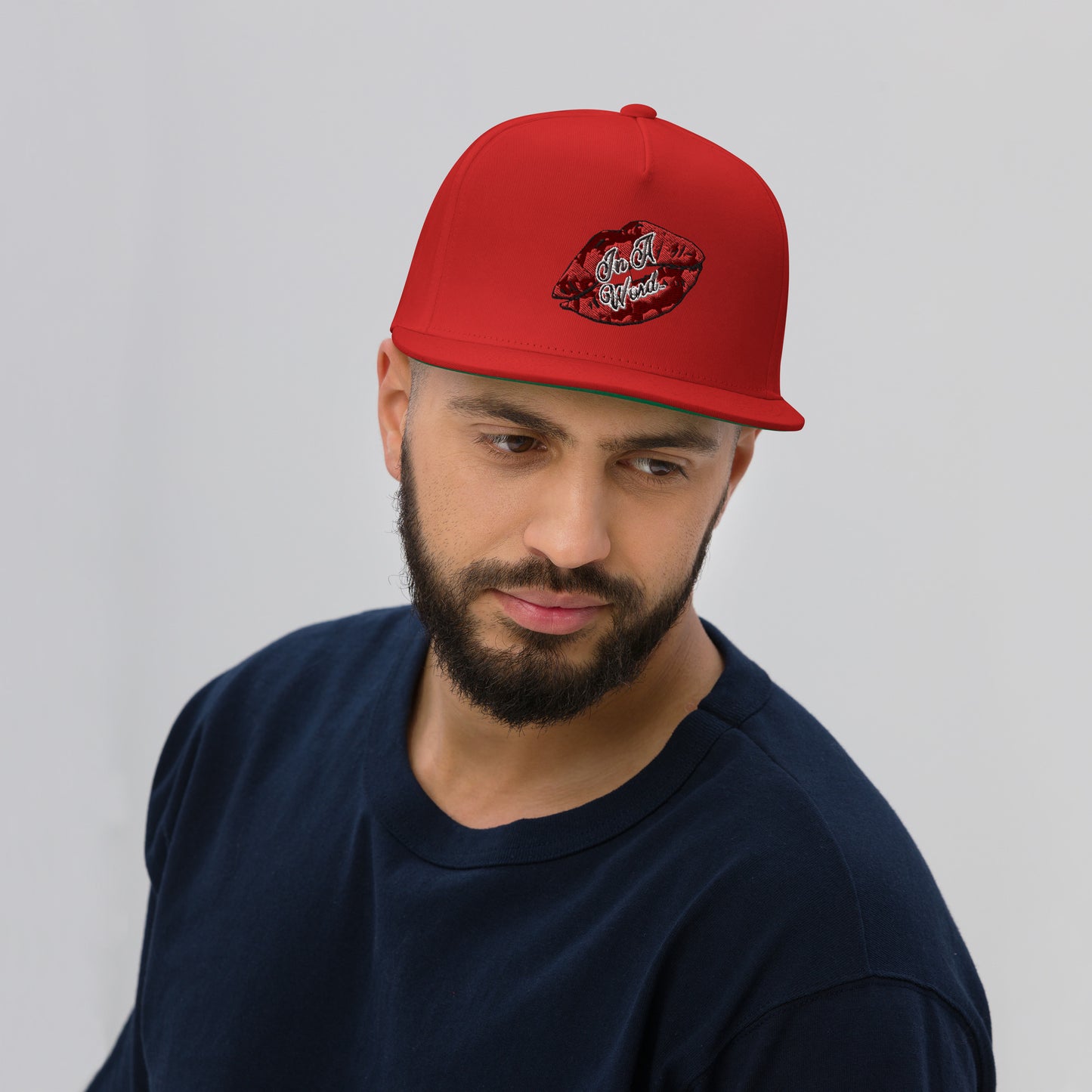 In A Word (Logo) Flat Bill Cap