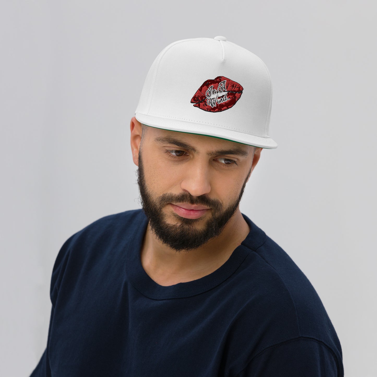 In A Word (Logo) Flat Bill Cap