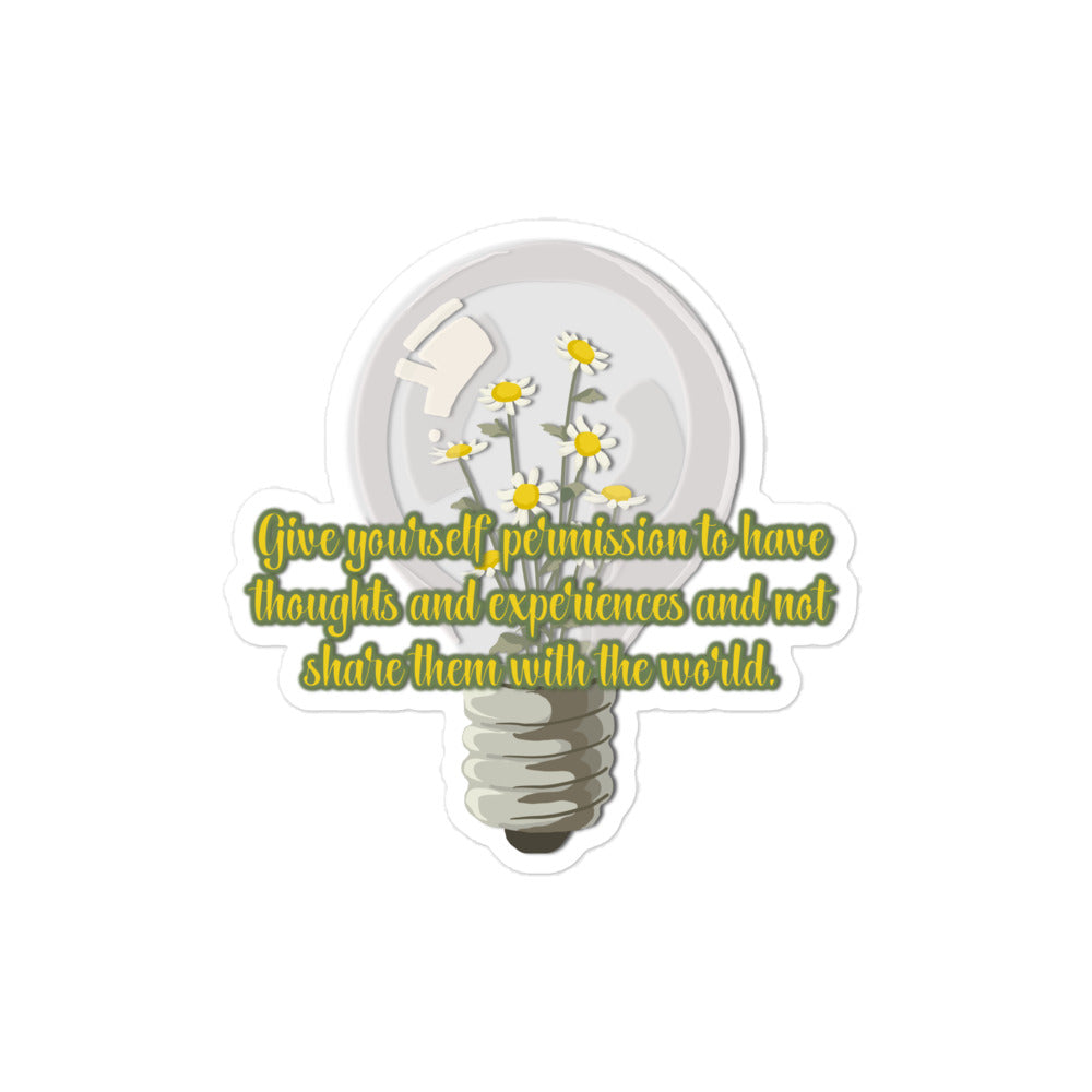 Lightbulb #1 Bubble-free Stickers