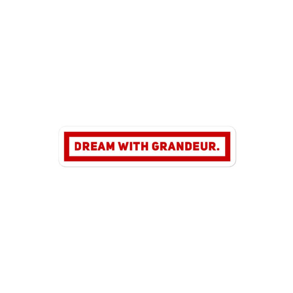 With Grandeur #2 Bubble-free Stickers