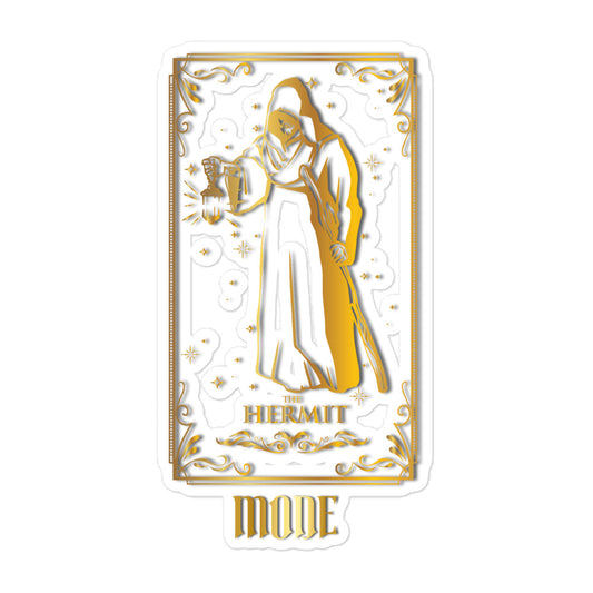 Hermit (Gold) Bubble-free Stickers