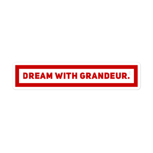 With Grandeur #2 Bubble-free Stickers