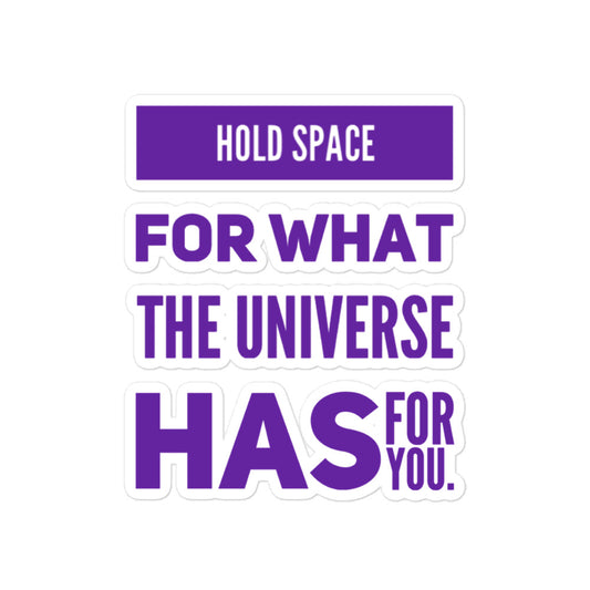 Hold Space #2 Bubble-free Stickers