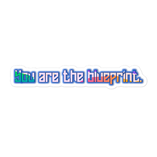 The Blueprint #1 Bubble-free Stickers