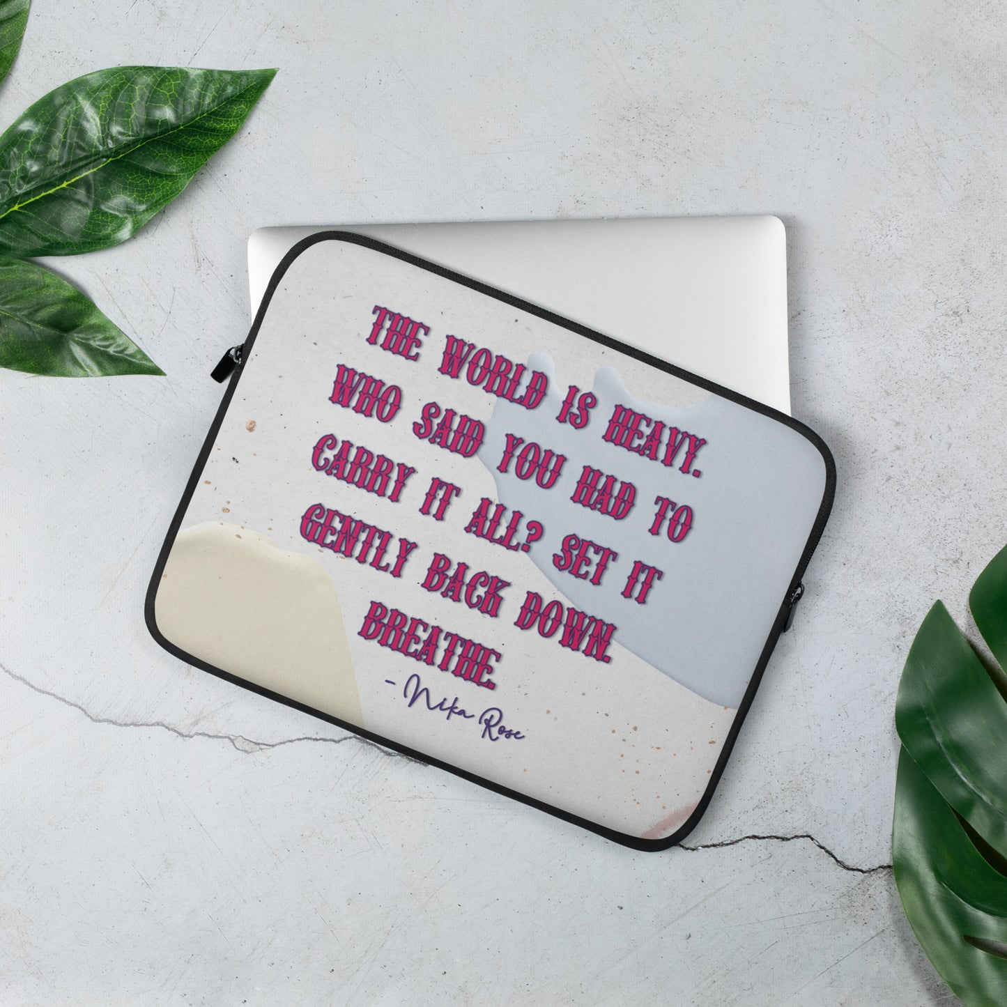 Nika's Prose Laptop Sleeve