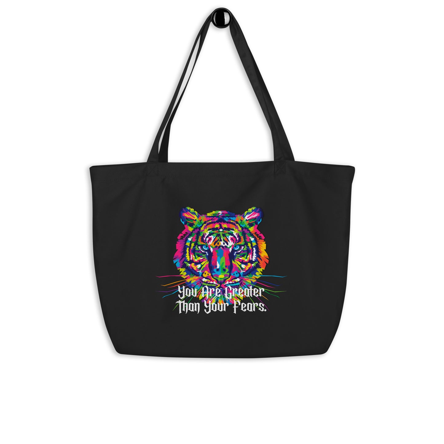 Tiger Large Organic Tote Bag