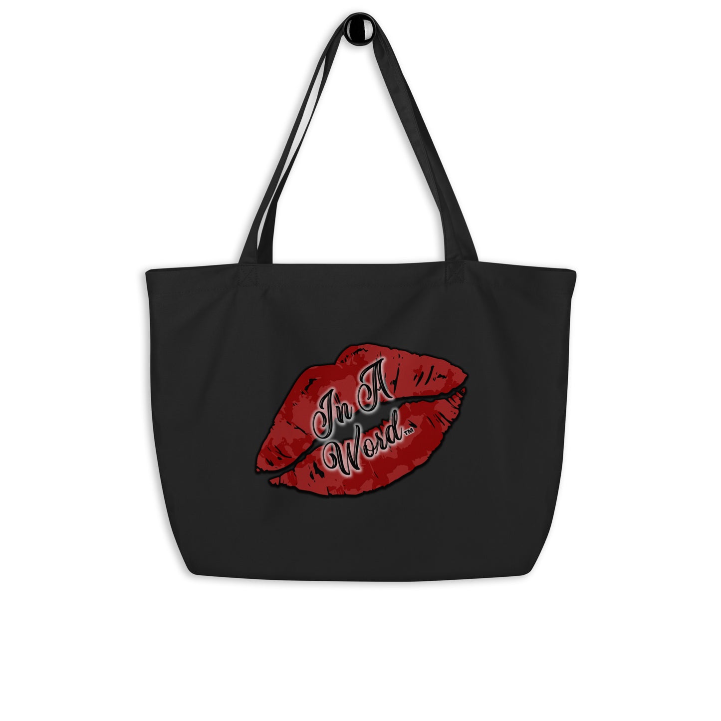 In A Word (Logo) Large organic Tote Bag