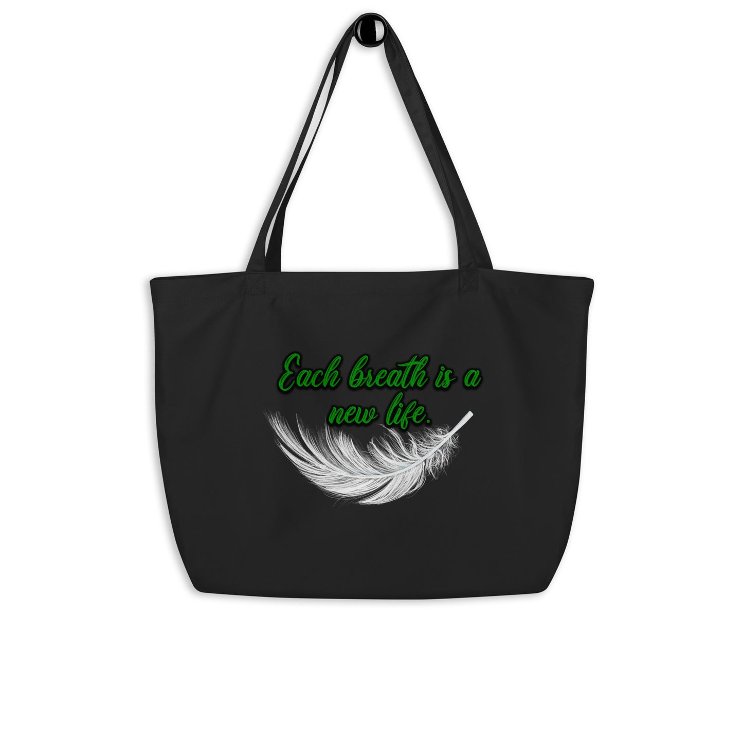 New Life #1 Large Organic Tote Bag