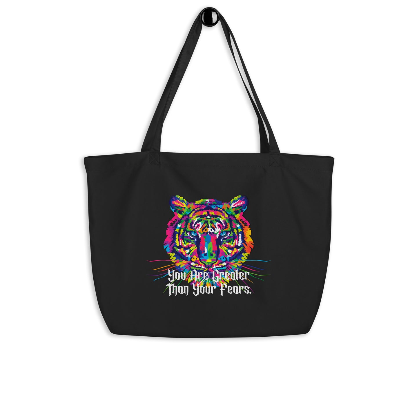 Tiger Large Organic Tote Bag