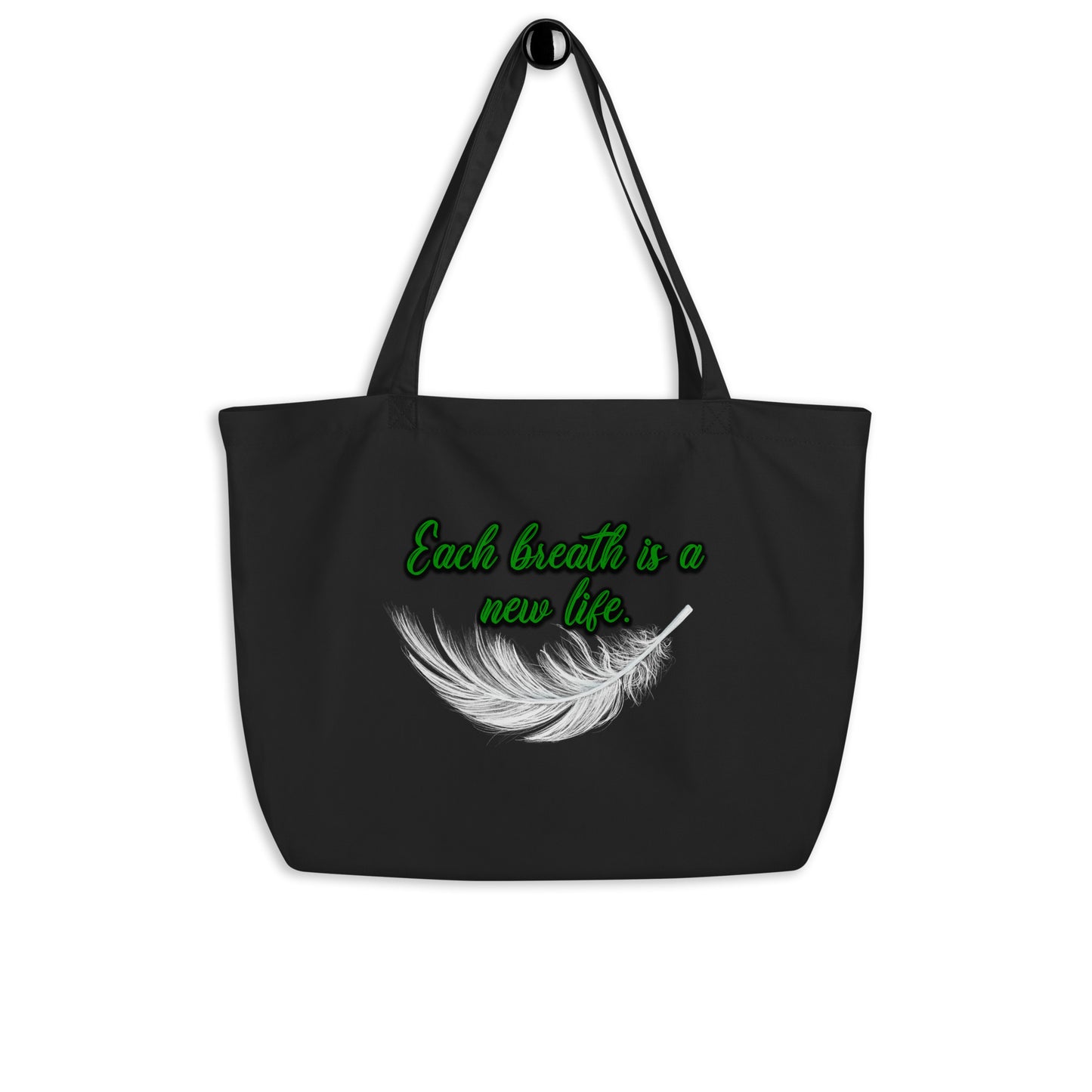 New Life #1 Large Organic Tote Bag