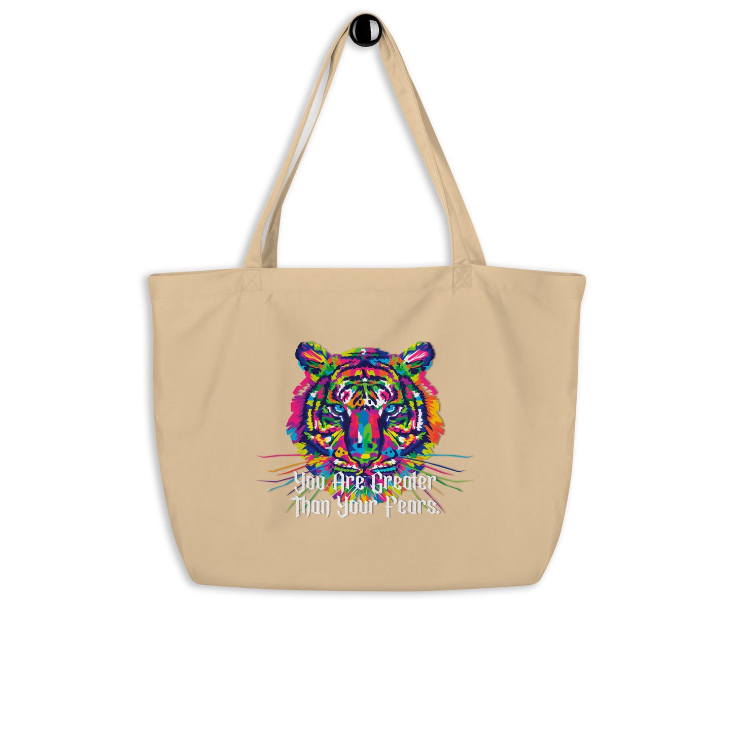 Tiger Large Organic Tote Bag