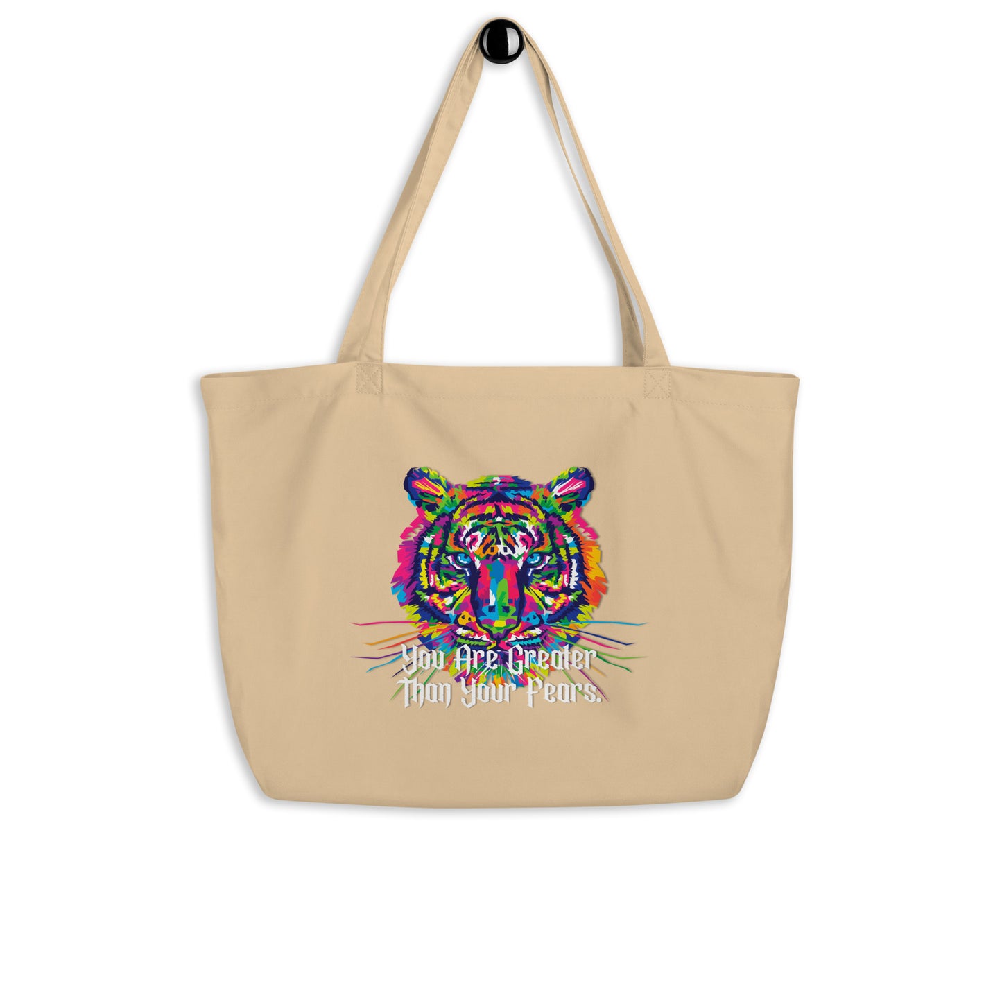 Tiger Large Organic Tote Bag