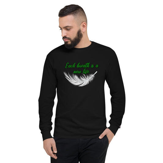 New Life #1 Men's Champion Long Sleeve Shirt