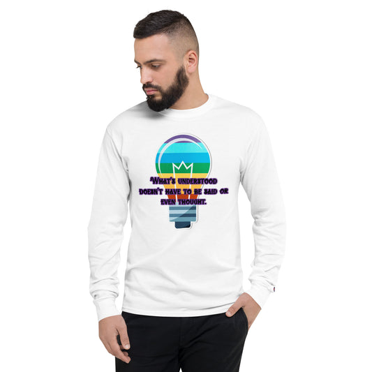 Lightbulb #4 Men's Champion Long Sleeve Shirt