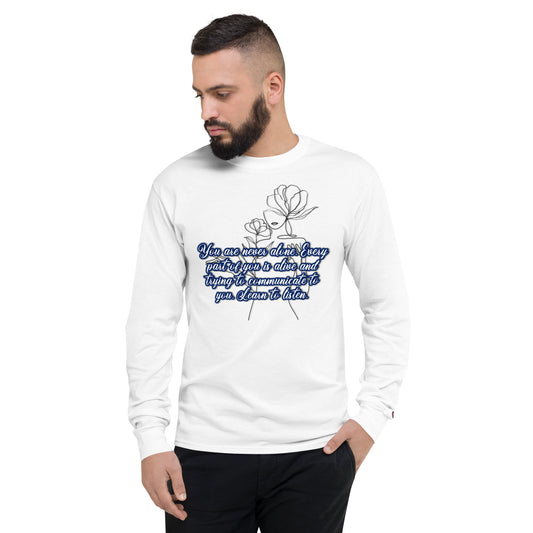 Learn To Listen #2 Men's Champion Long Sleeve Shirt