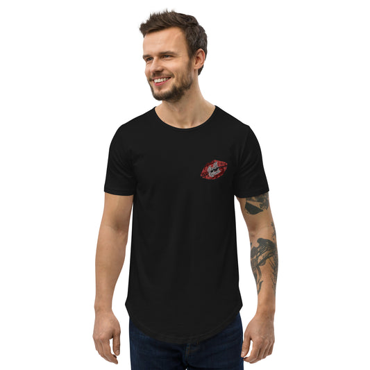 In A Word (Logo) Men's Curved Hem T-Shirt