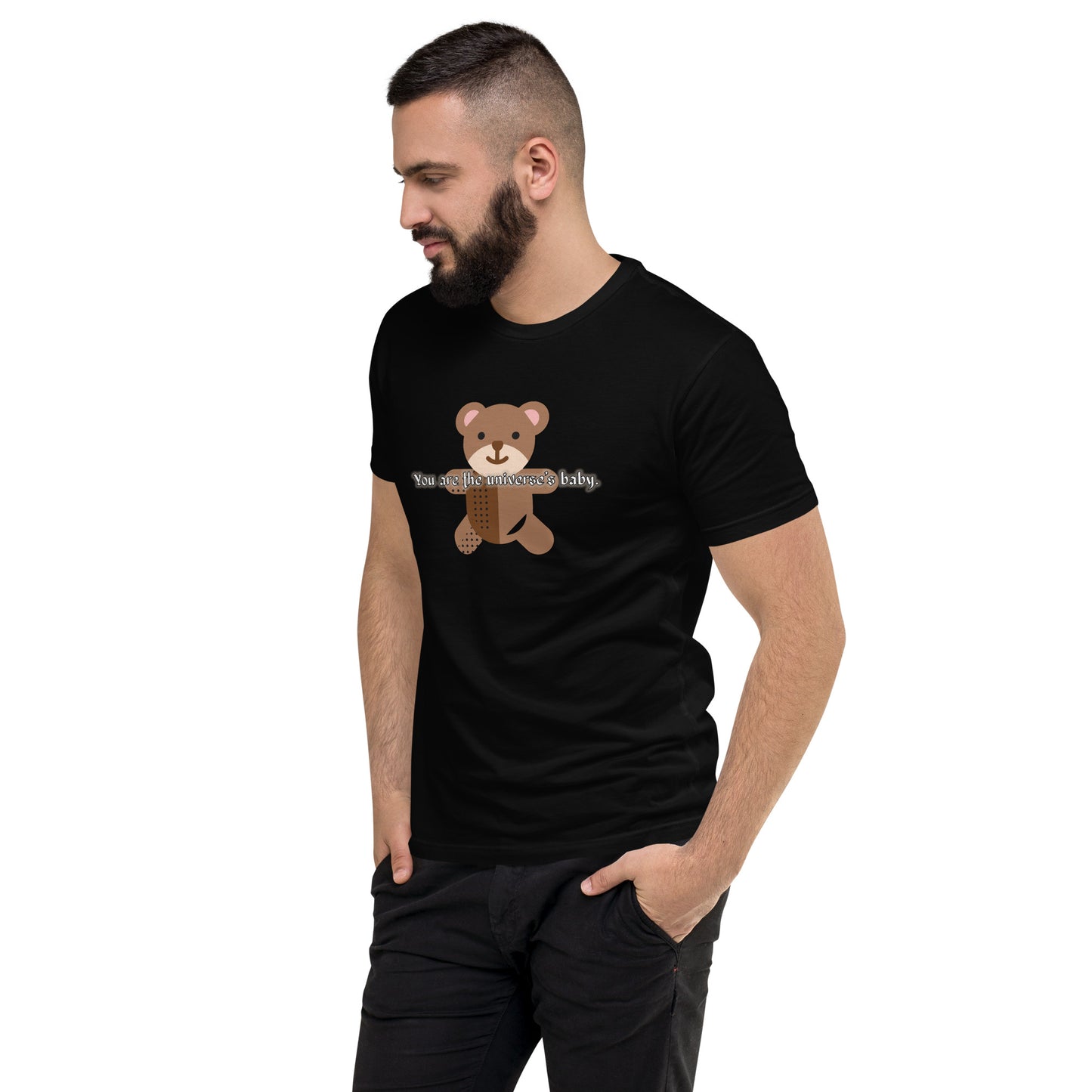 Teddy Men's Fitted Short Sleeve T-shirt