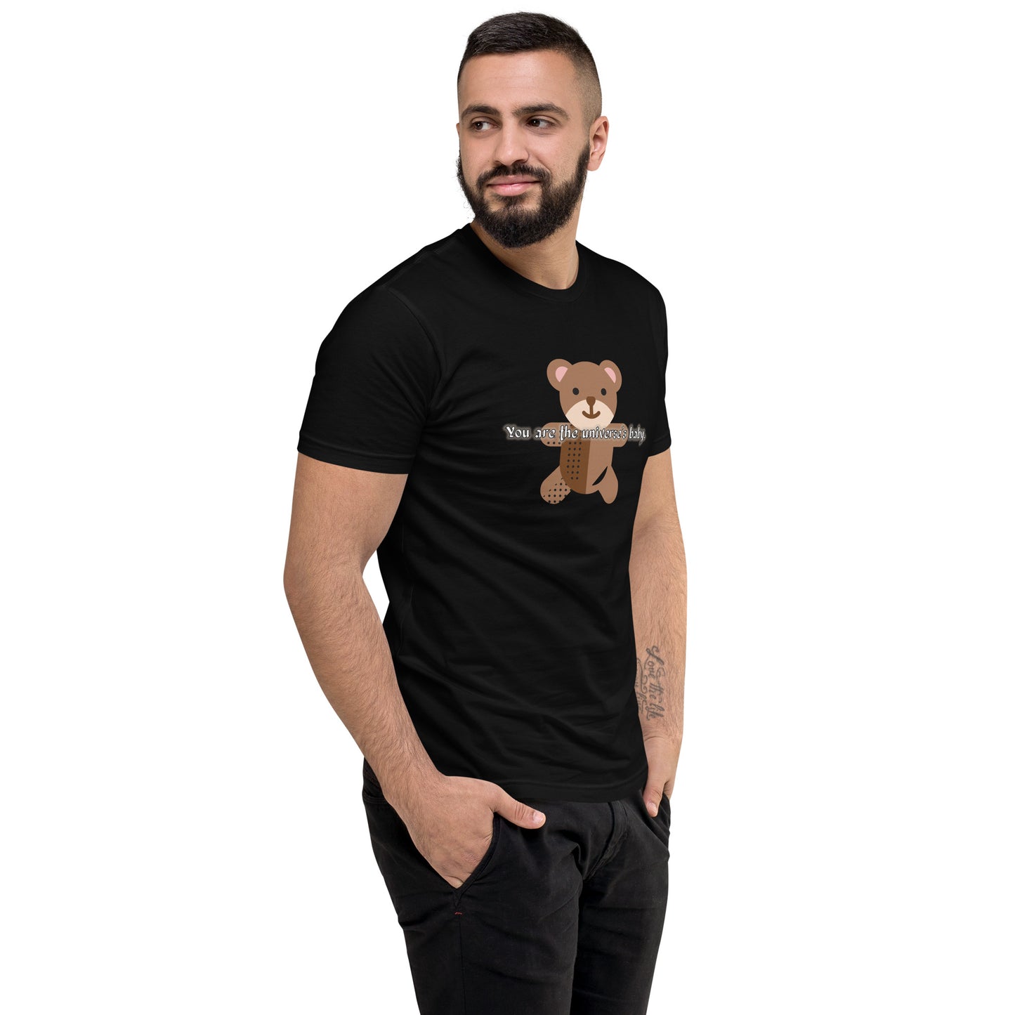 Teddy Men's Fitted Short Sleeve T-shirt