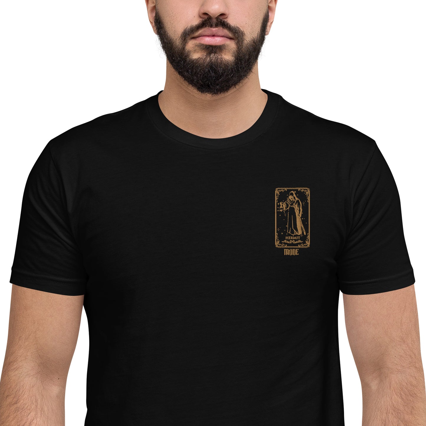 Hermit (Gold) Men's Fitted Short Sleeve T-shirt